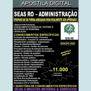 Apostila Concurso Seas Ro Editora Multim Dia