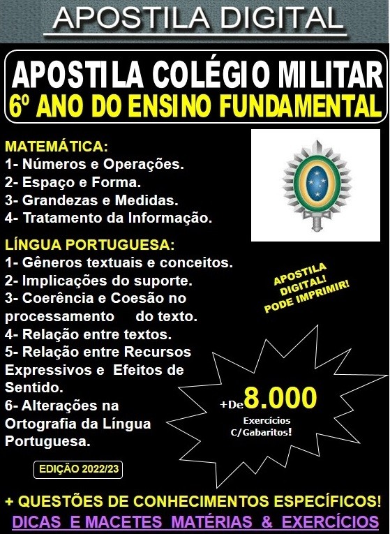 Colégio O Co.cas: Material Escolar 2019/2020
