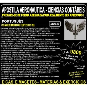 Apostila AERONAUTICA - CIÊNCIAS CONTÁBEIS - Teoria + 9.800 Exercícios - Concurso 2017