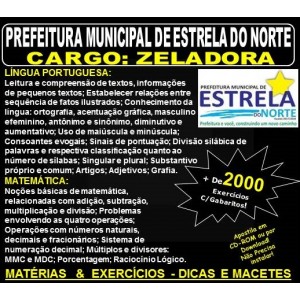Apostila Pref. Mun. de Estrela do Norte GO - ZELADORA - Teoria + 2.000 Exercícios - Concurso 2018