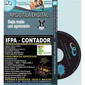 Apostila IFPA - CONTADOR - Teoria + 5.900 Exercícios - Concurso 2016