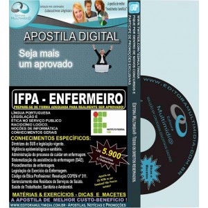 Apostila IFPA - ENFERMEIRO - Teoria + 5.900 Exercícios - Concurso 2016