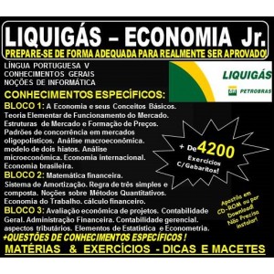 Apostila LIQUIGÁS - PROFISSIONAL Jr. - ECONOMIA - Teoria + 4.200 Exercícios - Concurso 2018