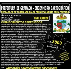 Apostila PREFEITURA DE GRAMADO - ENGENHEIRO CARTOGRÁFICO - Teoria + 3.800 Exercícios - Concurso 2018