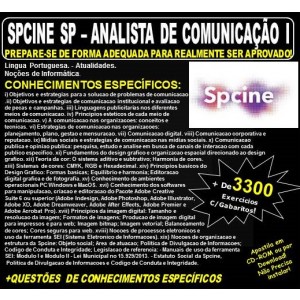 Apostila SPCINE SP - ANALISTA DE COMUNICAÇÃO I - Teoria + 3.300 Exercícios - Concurso 2019