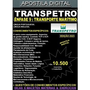 Apostila TRANSPETRO - Analista de Com e Log - TRANSPORTE MARÍTIMO - Teoria + 10.500 Exercícios - Concurso 2023