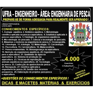 Apostila UFRA - ENGENHARIA de PESCA - Teoria + 4.000 Exercícios - Concurso 2019 