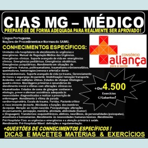 Apostila CIAS MG - MÉDICO - Teoria + 4.500 Exercícios - Concurso 2019