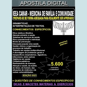 Apostila AERONÁUTICA IEEA CAMAR - MEDICINA de FAMÍLIA e COMUNIDADE - Teoria + 5.600 Exercícios - Concurso 2022