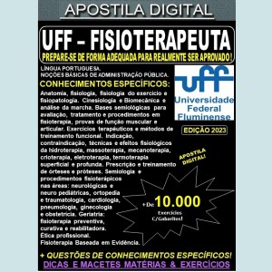 Apostila UFF - FISIOTERAPEUTA - Teoria + 10.000 Exercícios - Concurso 2023