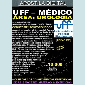 Apostila UFF - MÉDICO / Área: UROLOGIA - Teoria + 10.000 Exercícios - Concurso 2023